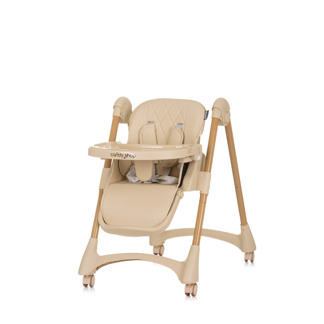 Chipolino Candy Shop Ρυθμιζόμενο Καρεκλάκι Φαγητού macadamia STHCS02402MA