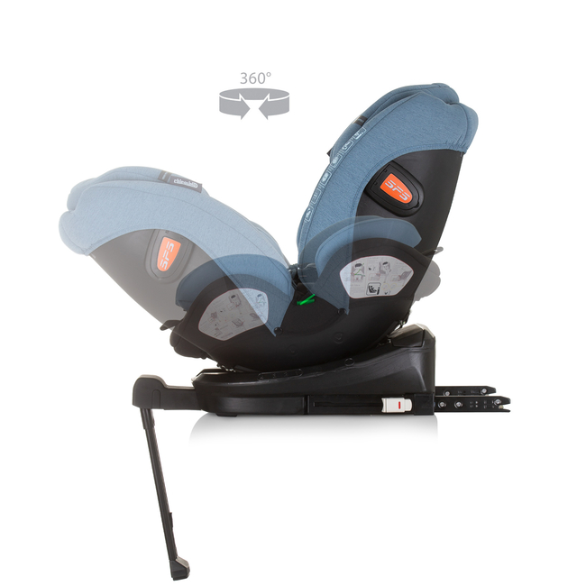 Chipolino TOURINO I-SIZE 40-150 cm ISOFIX 360 Περιστρεφόμενο Κάθισμα αυτοκινήτου μπλε STKTRN02407BL