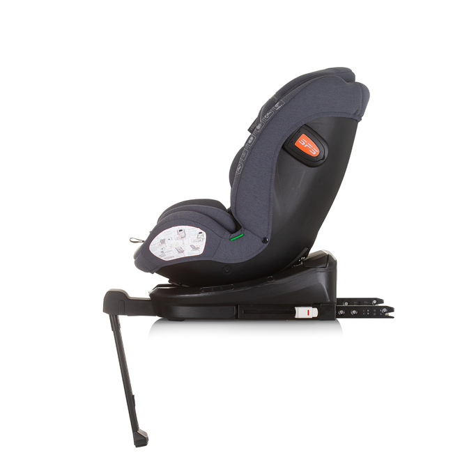 Chipolino TOURINO I-SIZE 40-150 cm ISOFIX 360 Περιστρεφόμενο Κάθισμα αυτοκινήτου από γρανίτη STKTRN02402GN