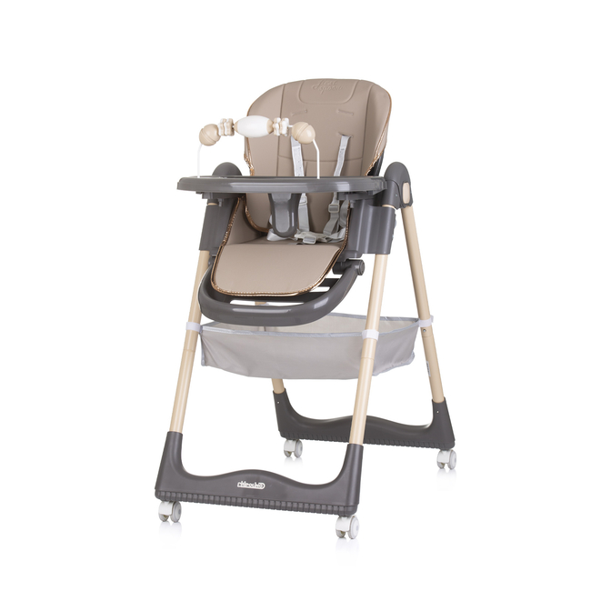 Chipolino First Spoon Ρυθμιζόμενο Καρεκλάκι Φαγητού macadamia STHFS02402MA