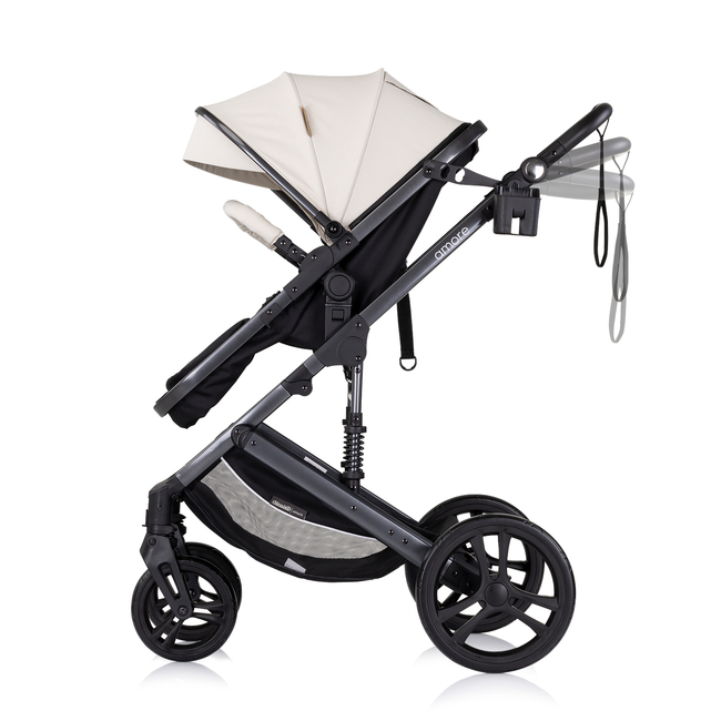 Chipolino Amore 3in1 0-22kg Μεταμορφώσιμο καροτσάκι biscotta KKAM02504BI