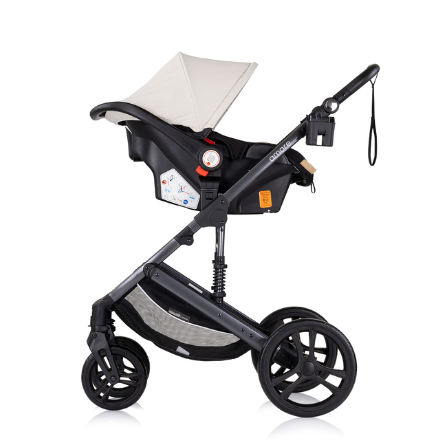 Chipolino Amore 3in1 0-22kg Μεταμορφώσιμο καροτσάκι biscotta KKAM02504BI