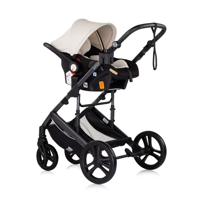 Chipolino Amore 3in1 0-22kg Μεταμορφώσιμο καροτσάκι biscotta KKAM02504BI