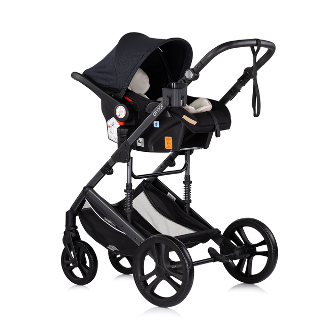 Chipolino Amore 3in1 0-22kg Μεταμορφώσιμο καροτσάκι βατόμουρο KKAM02501BB