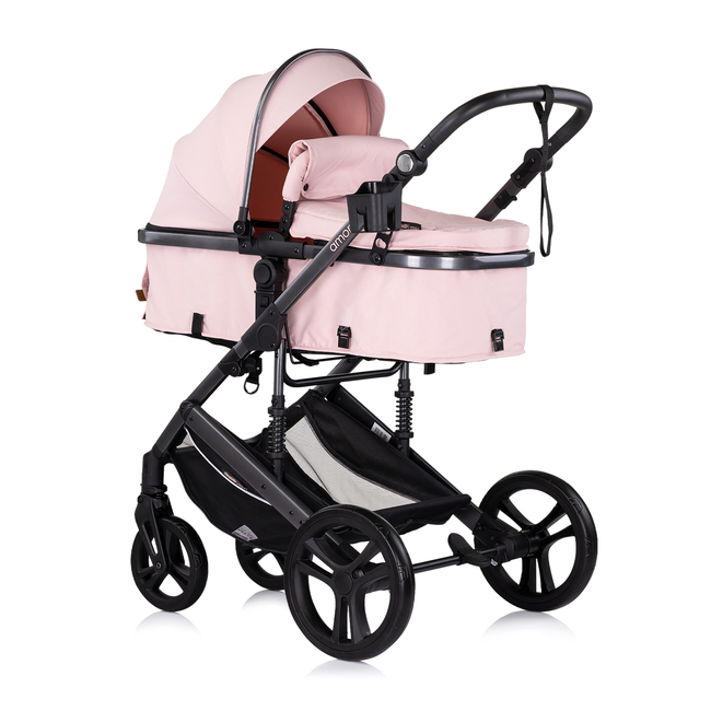 Chipolino Amore 3in1 0-22kg Μεταμορφώσιμο καροτσάκι ροζ ζαχαρωτό KKAM02506PM