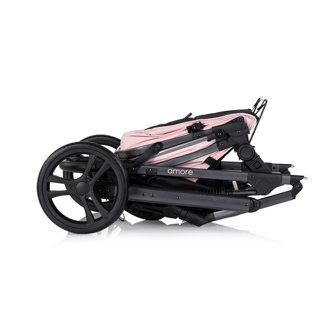 Chipolino Amore 3in1 0-22kg Μεταμορφώσιμο καροτσάκι ροζ ζαχαρωτό KKAM02506PM