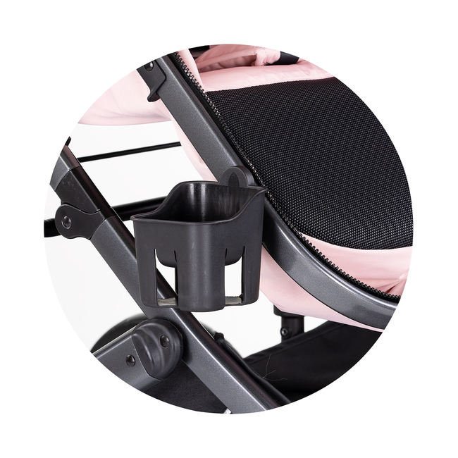 Chipolino Amore 3in1 0-22kg Μεταμορφώσιμο καροτσάκι ροζ ζαχαρωτό KKAM02506PM