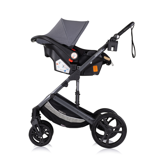 Chipolino Amore 3in1 0-22kg Μεταμορφώσιμο καροτσάκι cloud grey KKAM02502CL