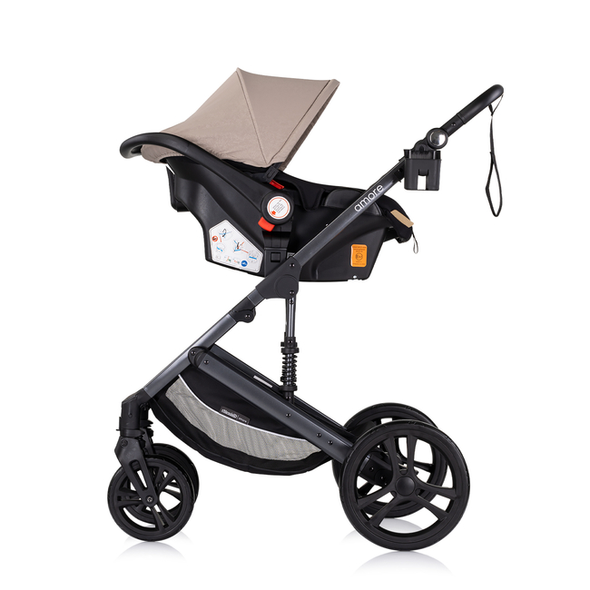 Chipolino Amore 3in1 0-22kg Μεταμορφώσιμο καροτσάκι τιραμισού KKAM02503TR