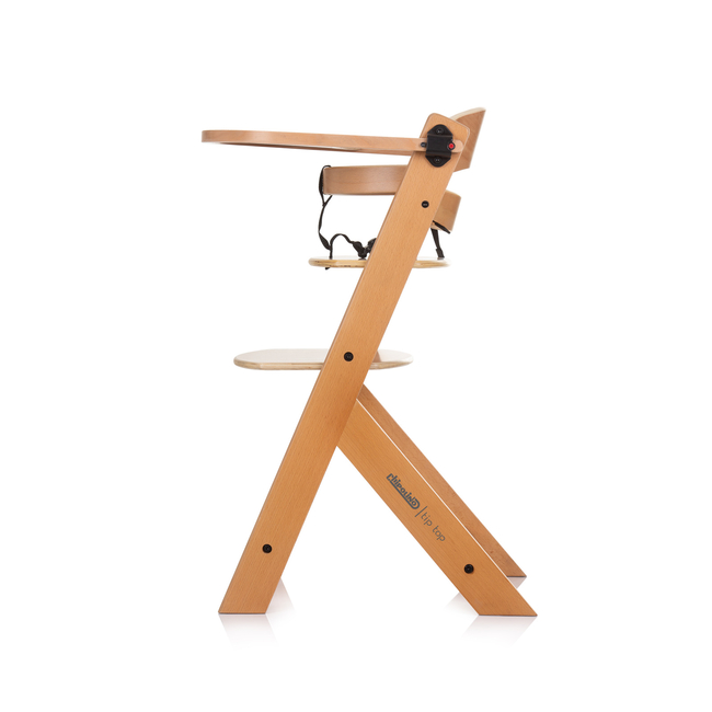 Chipolino Wooden high chair 2 in1 "Tip Top" wood STHTT0241WO