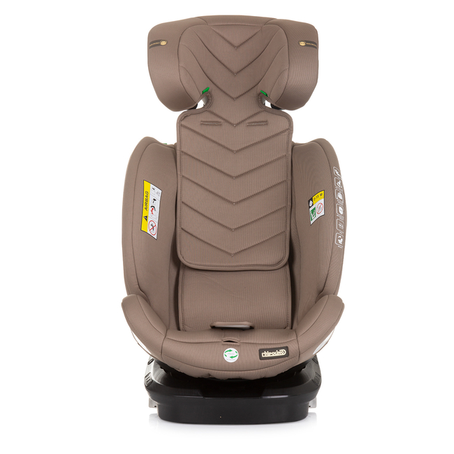 Chipolino Car seat I-SIZE 40-150 cm ISOFIX 360 "VOLARE" macadamia STKVLR02403MA