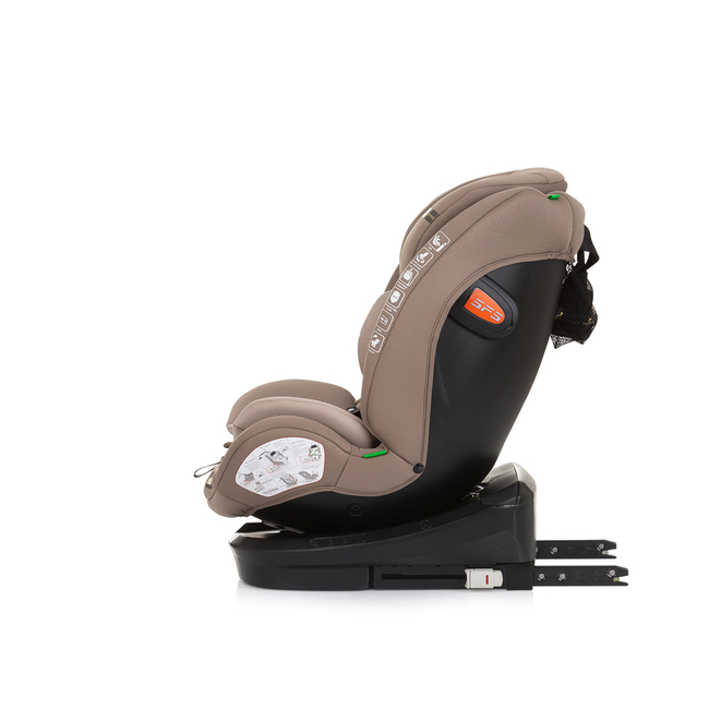 Chipolino Car seat I-SIZE 40-150 cm ISOFIX 360 "VOLARE" macadamia STKVLR02403MA