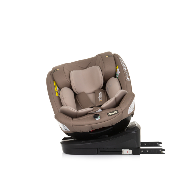 Chipolino Car seat I-SIZE 40-150 cm ISOFIX 360 "VOLARE" macadamia STKVLR02403MA