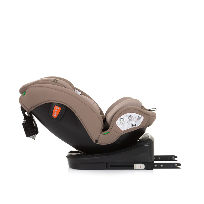 Chipolino Car seat I-SIZE 40-150 cm ISOFIX 360 "VOLARE" macadamia STKVLR02403MA