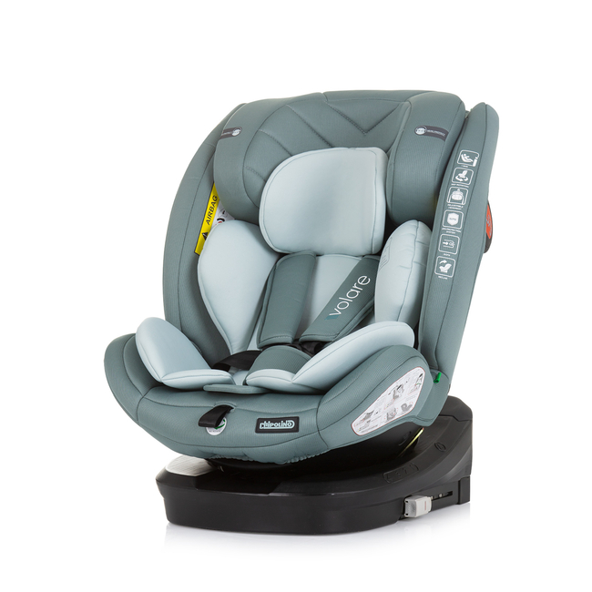 Chipolino Car seat I-SIZE 40-150 cm ISOFIX 360 "VOLARE" pastel green STKVLR02404PG
