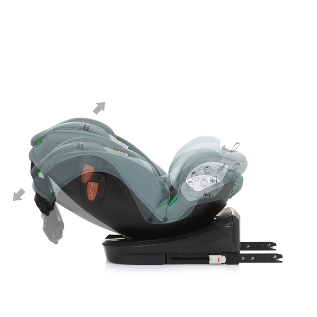 Chipolino Car seat I-SIZE 40-150 cm ISOFIX 360 "VOLARE" pastel green STKVLR02404PG
