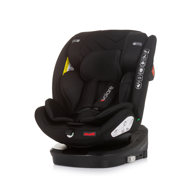 Chipolino Car seat I-SIZE 40-150 cm ISOFIX 360 "VOLARE" obsidian STKVLR02401OB
