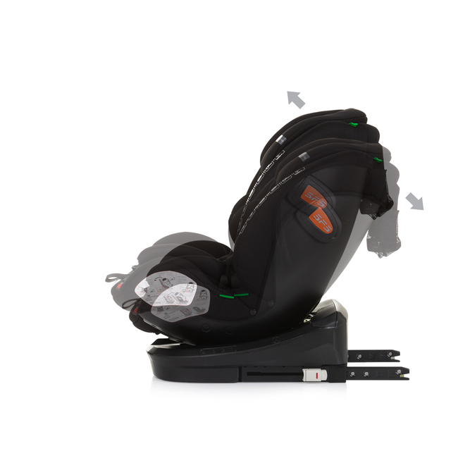 Chipolino Car seat I-SIZE 40-150 cm ISOFIX 360 "VOLARE" obsidian STKVLR02401OB