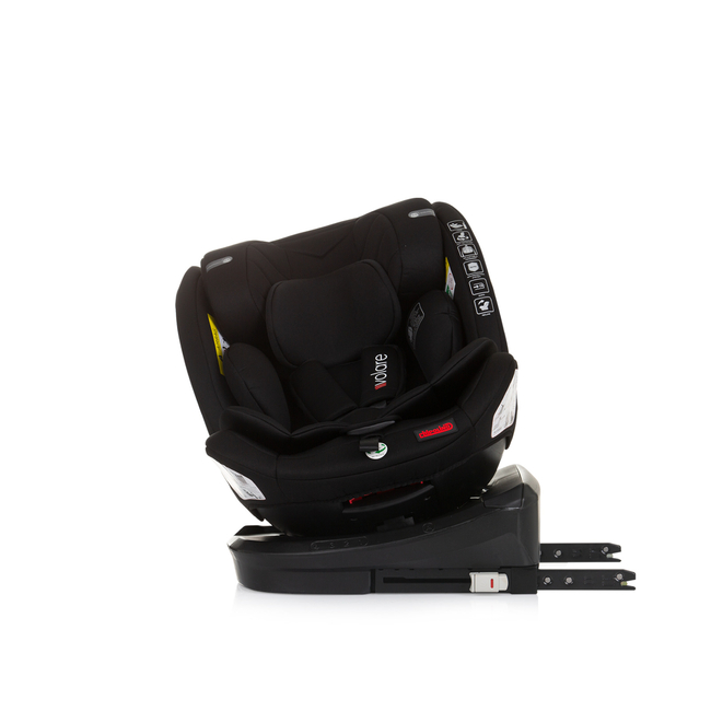 Chipolino Car seat I-SIZE 40-150 cm ISOFIX 360 "VOLARE" obsidian STKVLR02401OB