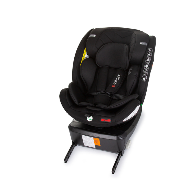 Chipolino Car seat I-SIZE 40-150 cm ISOFIX 360 "VOLARE" obsidian STKVLR02401OB