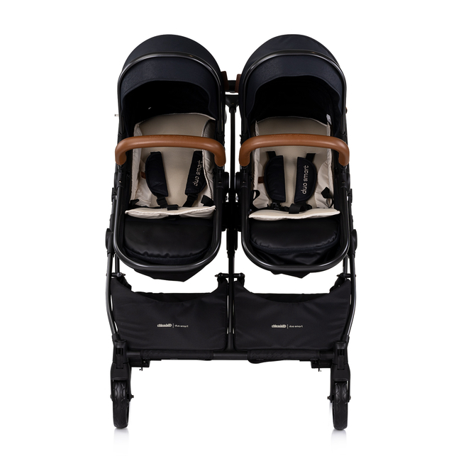 Chipolino Duo Smart Μετατρεπόμενο Αναστρέψιμο Καρότσι Διδύμων με Ανεξάρτητες Θέσεις 0+ μηνών 3 Αξεσουάρ blackberry KBDS02501BB