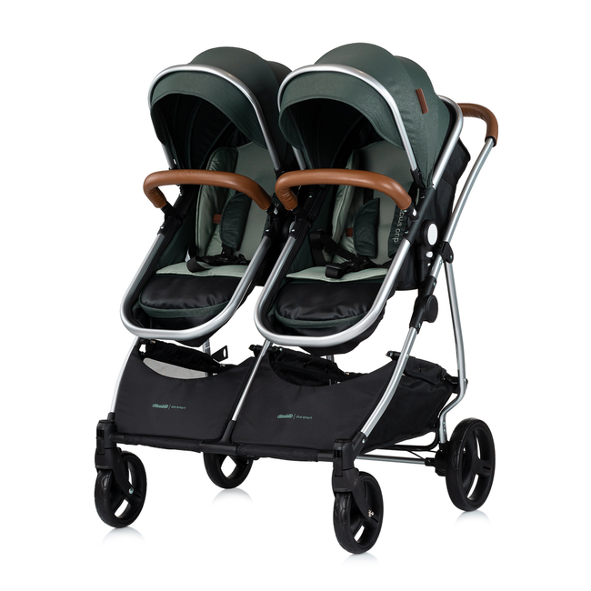 Chipolino Stroller for two kids Duo Smart basil KBDS02504BA