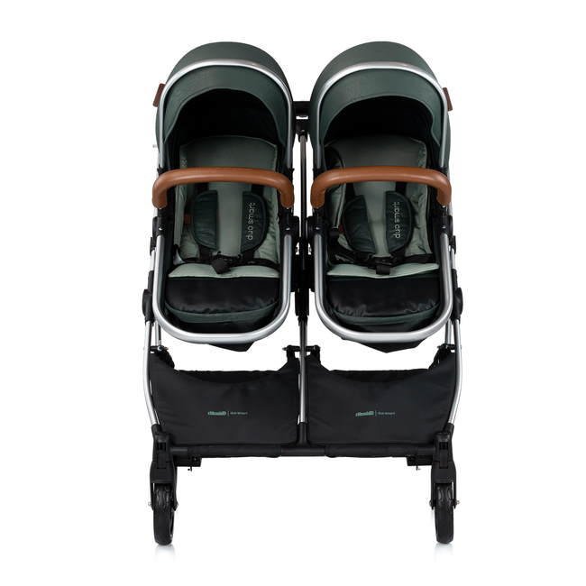 Chipolino Stroller for two kids Duo Smart basil KBDS02504BA