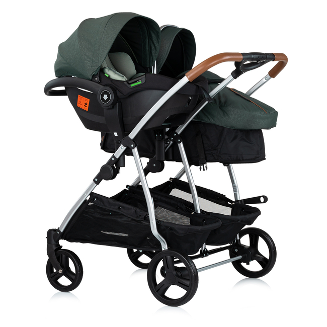 Chipolino Stroller for two kids Duo Smart basil KBDS02504BA