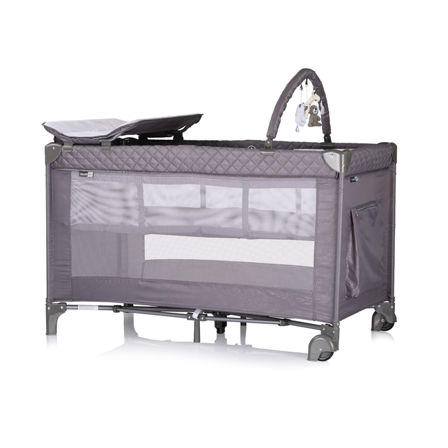 Chipolino Foldable travel cot with changing pad Luna cloud KOSILU252CL