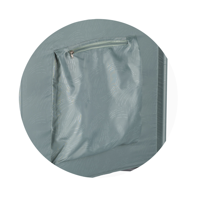 Chipolino Foldable travel cot with changing pad Luna basil KOSILU253BA