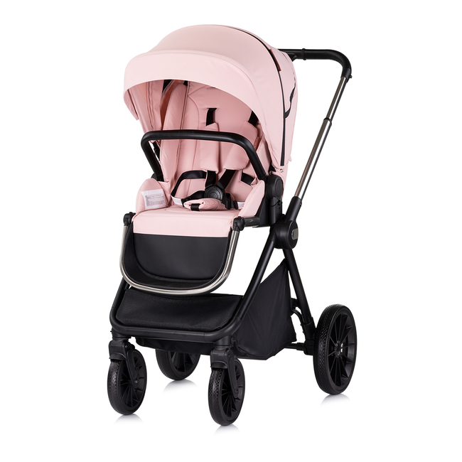 Chipolino Encanto 3 σε 1 Καροτσάκι μωρού 0-22kg με χωριστή Καλαθούνα & Αξεσουάρ ροζ marshmellow KKEN02505PM