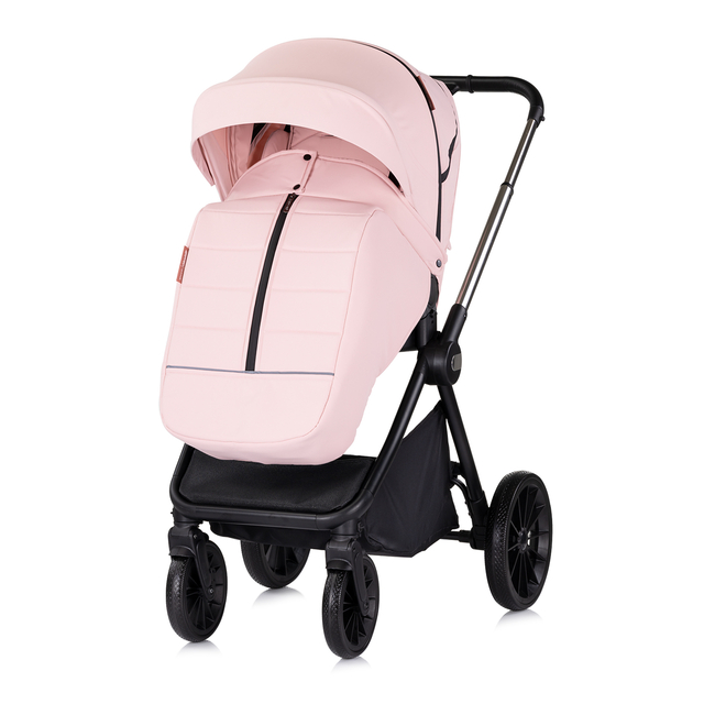 Chipolino Encanto 3 σε 1 Καροτσάκι μωρού 0-22kg με χωριστή Καλαθούνα & Αξεσουάρ ροζ marshmellow KKEN02505PM