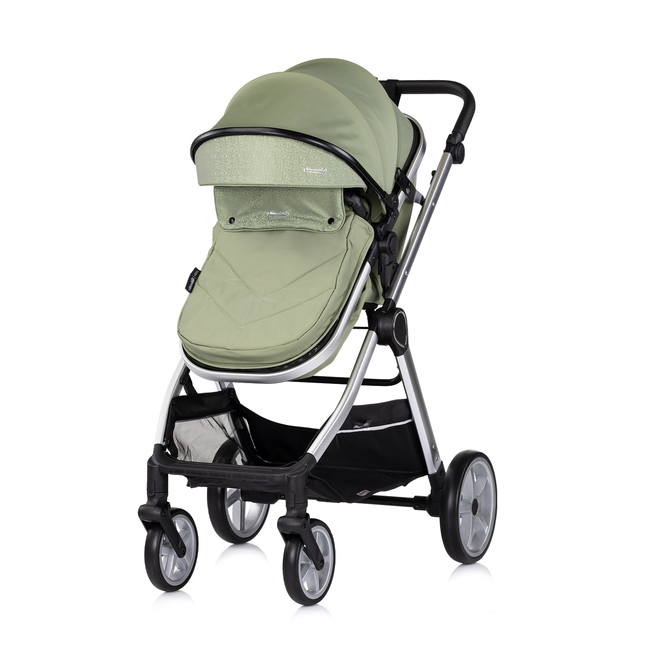 Chipolino Baby transformable stroller "VISTA" basil KKVS02505BA