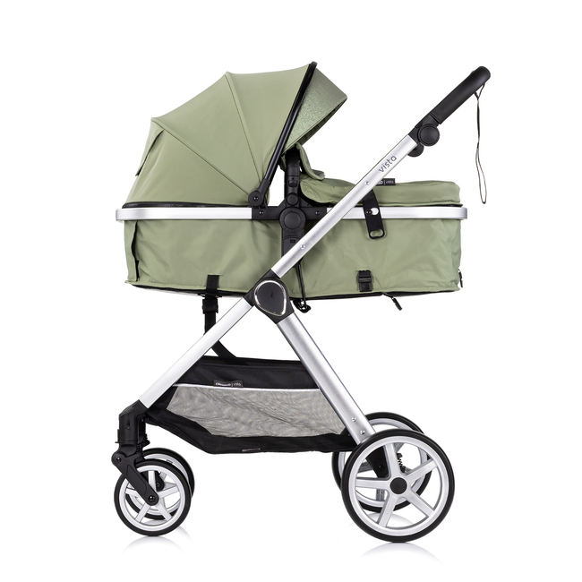 Chipolino Baby transformable stroller "VISTA" basil KKVS02505BA