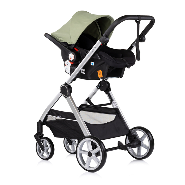 Chipolino Baby transformable stroller "VISTA" basil KKVS02505BA