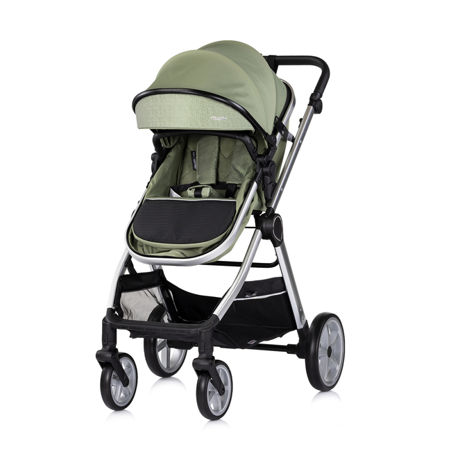 Chipolino Baby transformable stroller "VISTA" basil KKVS02505BA