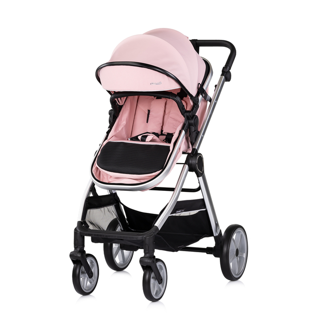 Chipolino VISTA 3 σε 1 Μεταμορφώσιμο καροτσάκι μωρού 0-22kg ροζ ζαχαρωτό KKVS02506PM