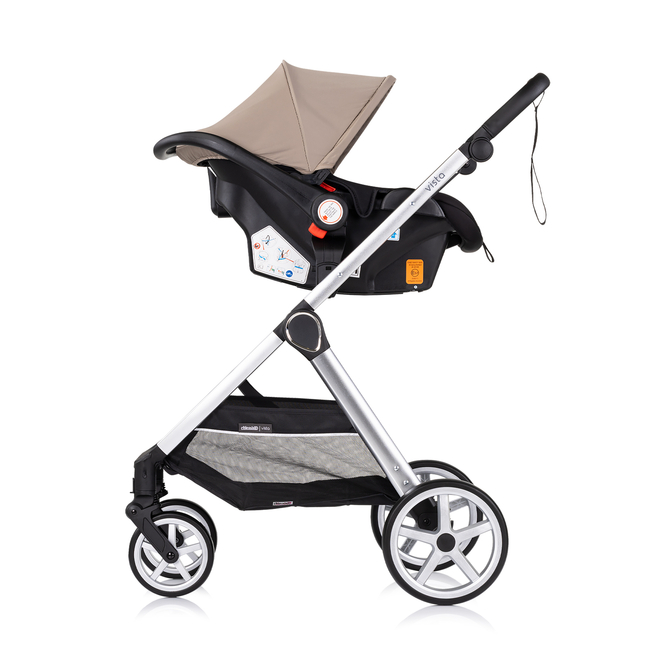 Chipolino VISTA 3 σε 1 Μεταμορφώσιμο καροτσάκι μωρού 0-22kg τιραμισού KKVS02503TR