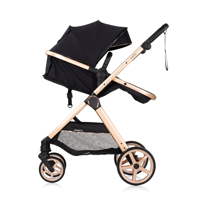 Chipolino Baby transformable stroller "VISTA" blackberry KKVS02501BB