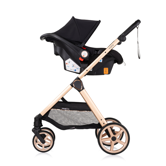 Chipolino Baby transformable stroller "VISTA" blackberry KKVS02501BB