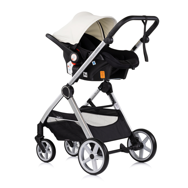 Chipolino VISTA 3 σε 1 Μεταμορφώσιμο καροτσάκι μωρού 0-22kg biscotta KKVS02504BI