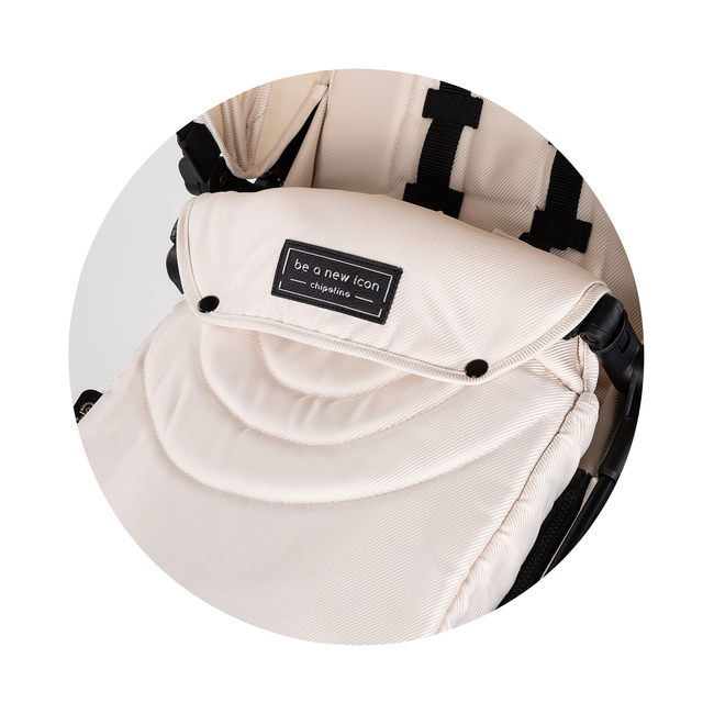Chipolino Aura 3 in 1 Μεταμορφώσιμο καροτσάκι μωρού 0-22kg biscotta KKAUR02504BI