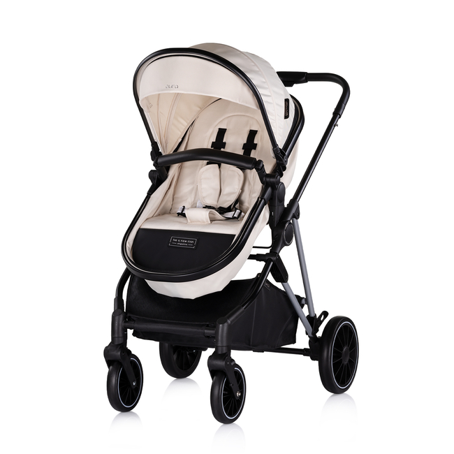 Chipolino Aura 3 in 1 Μεταμορφώσιμο καροτσάκι μωρού 0-22kg biscotta KKAUR02504BI