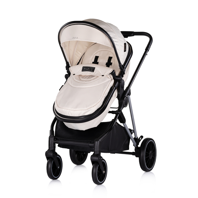 Chipolino Aura 3 in 1 Μεταμορφώσιμο καροτσάκι μωρού 0-22kg biscotta KKAUR02504BI