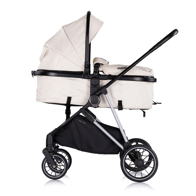 Chipolino Aura 3 in 1 Μεταμορφώσιμο καροτσάκι μωρού 0-22kg biscotta KKAUR02504BI