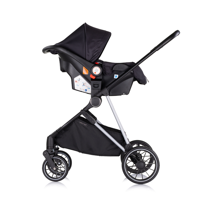 Chipolino Baby transformable stroller "AURA" blackberry KKAUR02501BB
