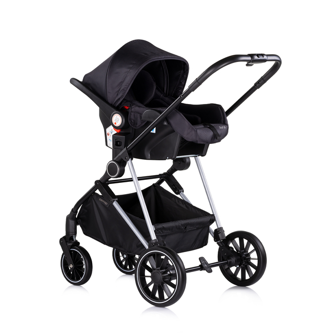 Chipolino Baby transformable stroller "AURA" blackberry KKAUR02501BB