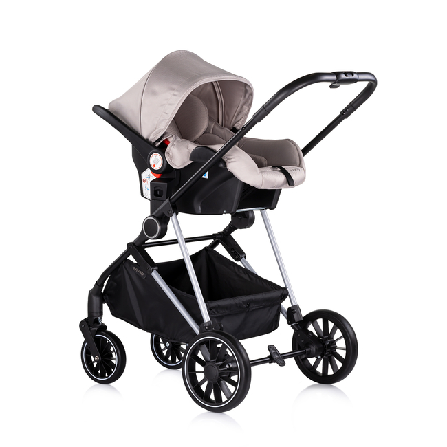 Chipolino Baby transformable stroller "AURA" tiramisu KKAUR02503TR