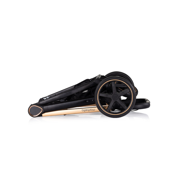 Chipolino Marbella 3 σε 1 Καροτσάκι μωρού 0-22kg βατόμουρο KKMRB02501BB