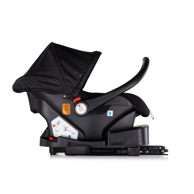 Chipolino Marbella 3 σε 1 Καροτσάκι μωρού 0-22kg βατόμουρο KKMRB02501BB